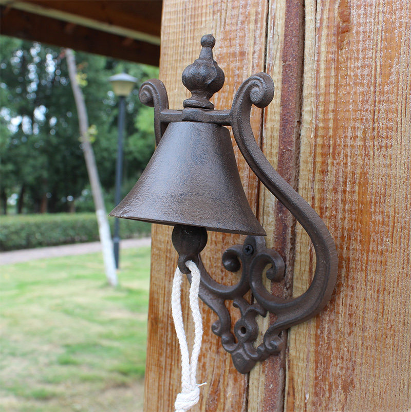 新中式复古怀旧铸铁门铃手摇铃铛创意铁艺庭院壁饰门铃|ruв категории Домашний быт, роспись - от Buy2taobao.com для оказания профессиональной услуги покупки агента Taobao