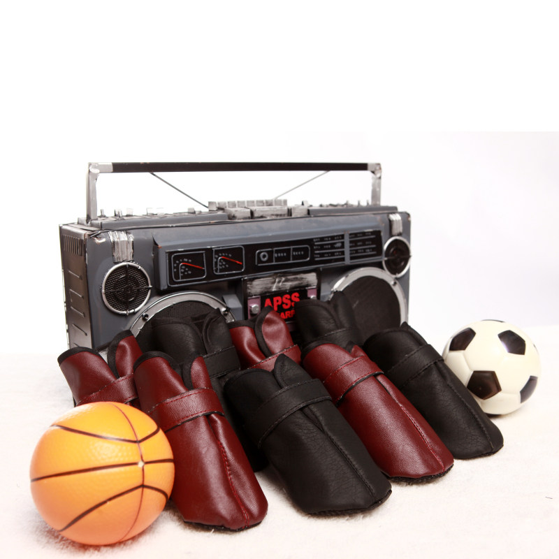 大型犬鞋子 宠物大狗软底鞋居家鞋金毛萨摩边牧防滑魔术贴鞋防水