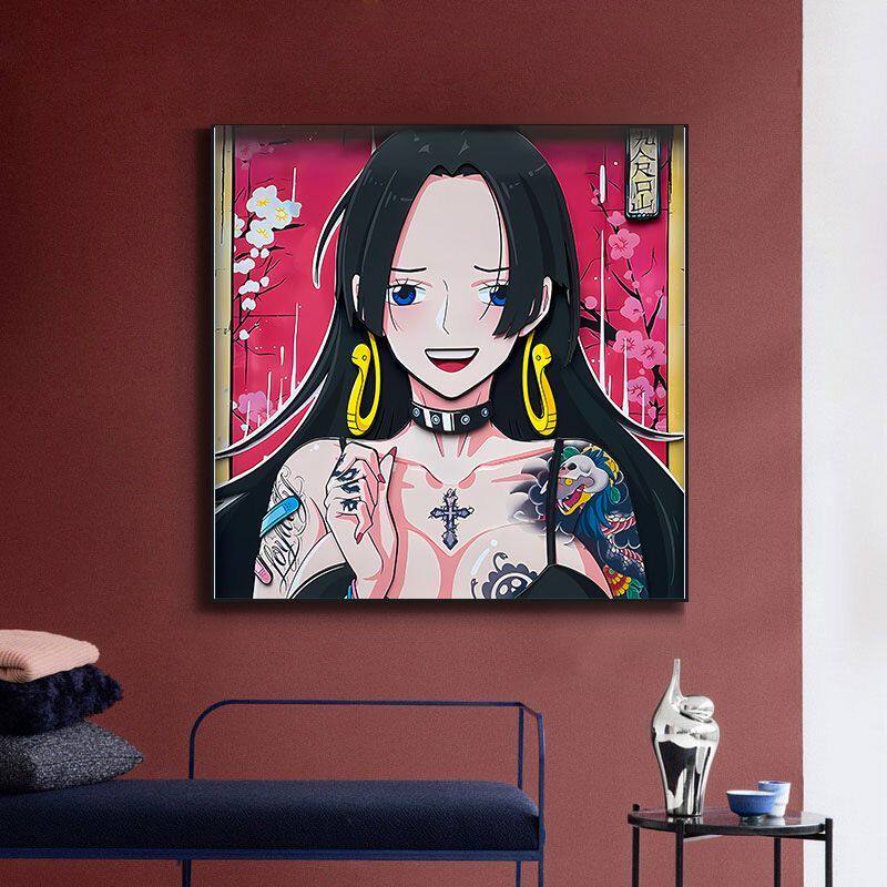 海贼王路飞女帝挂画摆画卡通人物