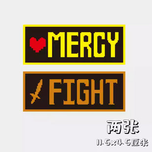 传说之下undertale Toby Fox动漫游戏周边贴纸笔记本行李箱防水贴