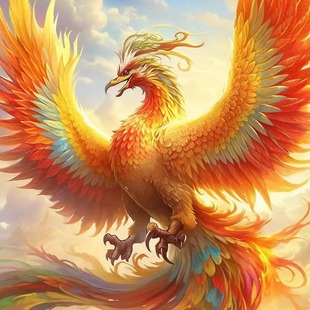 高清墙贴凤凰涅槃浴火重生系列海报贴纸客厅房间防水不干胶贴纸