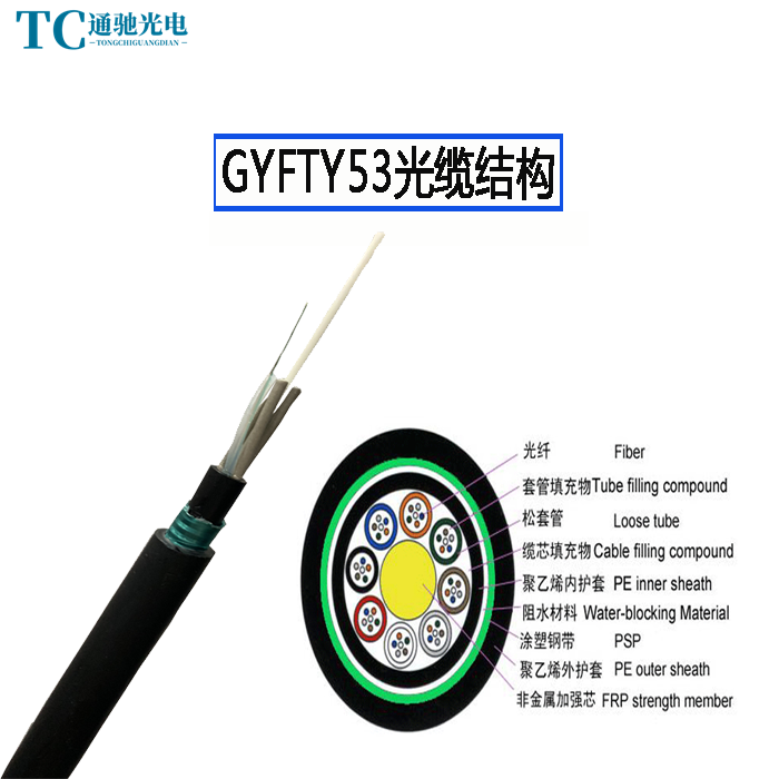 GYFTY53/GYFTZY53-48B1 GYFTY53-48A1a /48A1b 非金属地埋652光缆