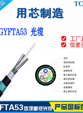 GYFTA53/GYFTZA53-4B1/6B1/8B1/12B1/16B1/24B1/36B1/48B地埋光缆