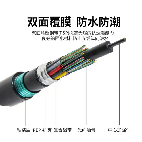 通驰地埋光缆GYTA53光缆12芯24芯