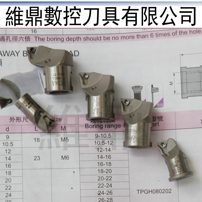 进口EBA舍弃式搪孔刀头 BE09~41精镗头/DEB拾弃式镗头 锁牙小镗刀 五金/工具 镗刀 原图主图