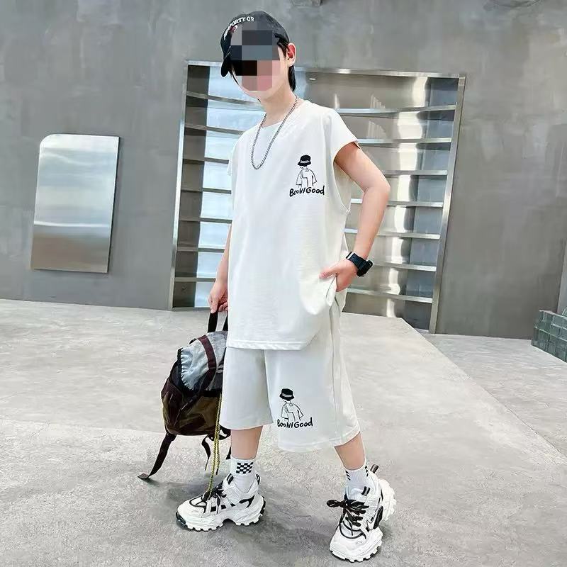 男童夏季新款薄款运动服两件套
