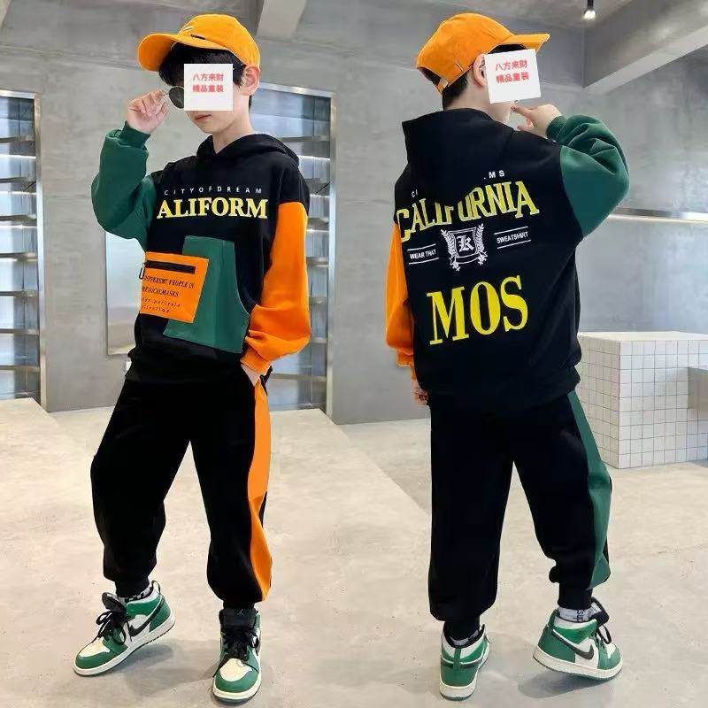 儿童春秋洋气套装2026新款网红洋气中大男孩时尚帅气男童两件套潮,童装/婴儿装/亲子装,套装,淘宝优惠券,粉丝福利购,淘宝优惠卷