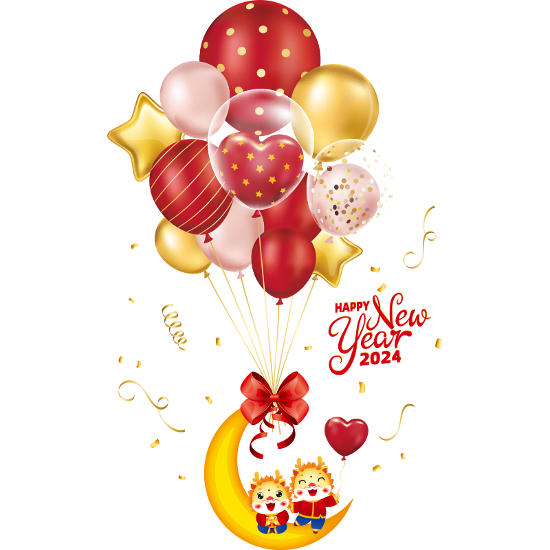 新年元素福袋中国结小图案贴纸装饰2026马年过年春节墙面布置贴画