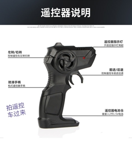遥控手柄新品 合金越野遥控车四驱攀爬高速儿童男孩玩具汽车赛车u