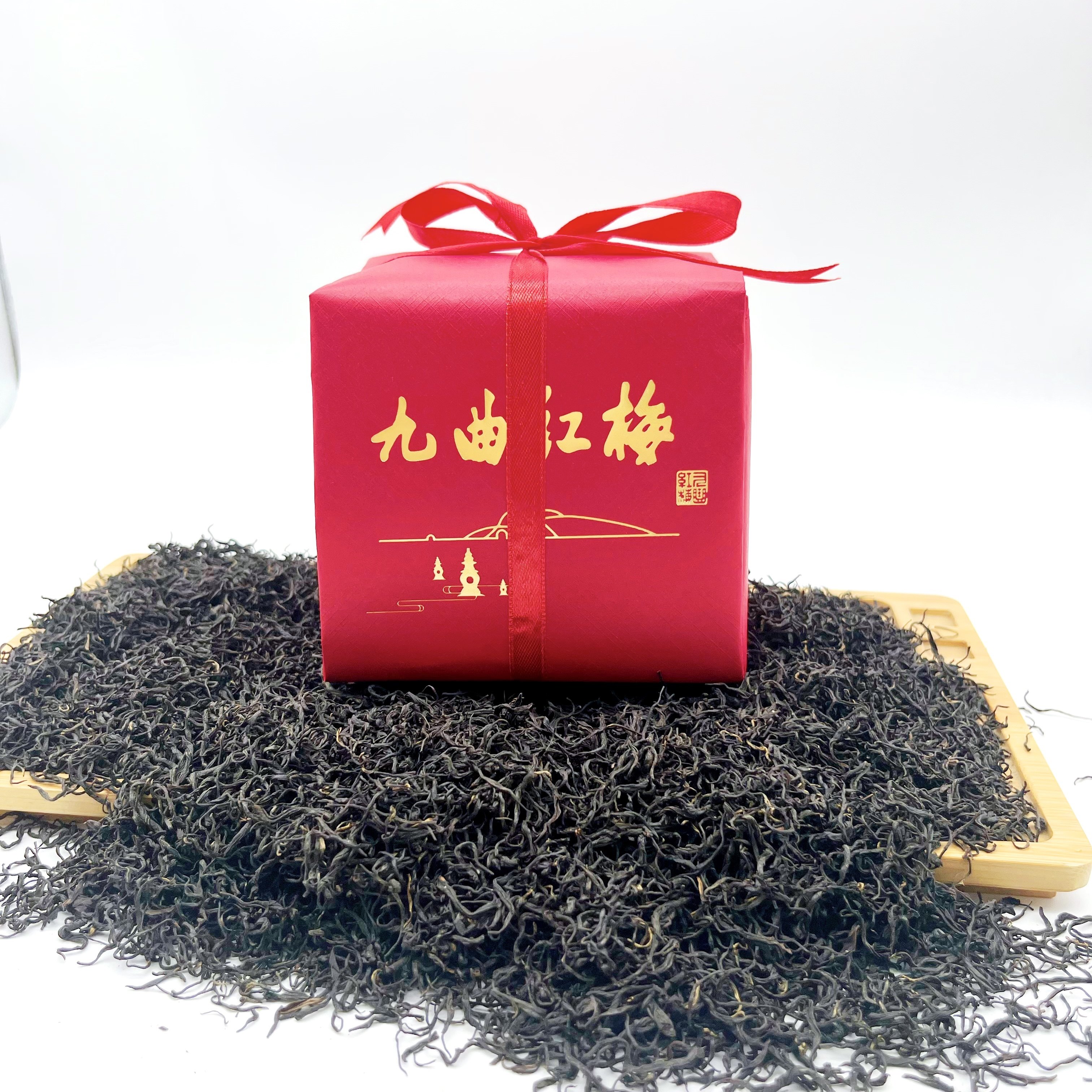 九曲红梅2026年新茶叶杭州特产西湖产区龙井红茶暖胃春茶散装250g