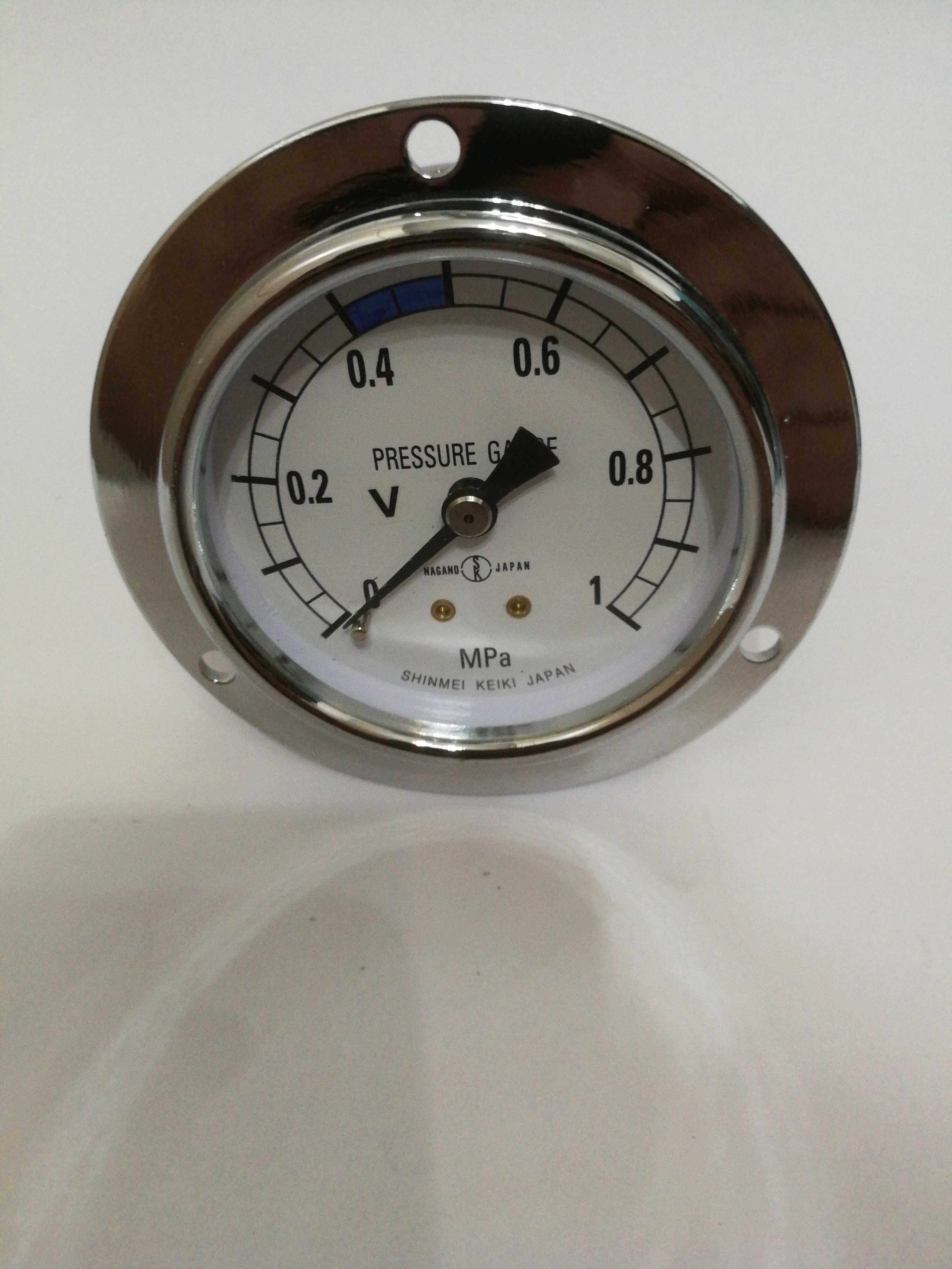 shinmei keiki神明偏径接口压力表du60/0-1mpa接口13.0mm现货