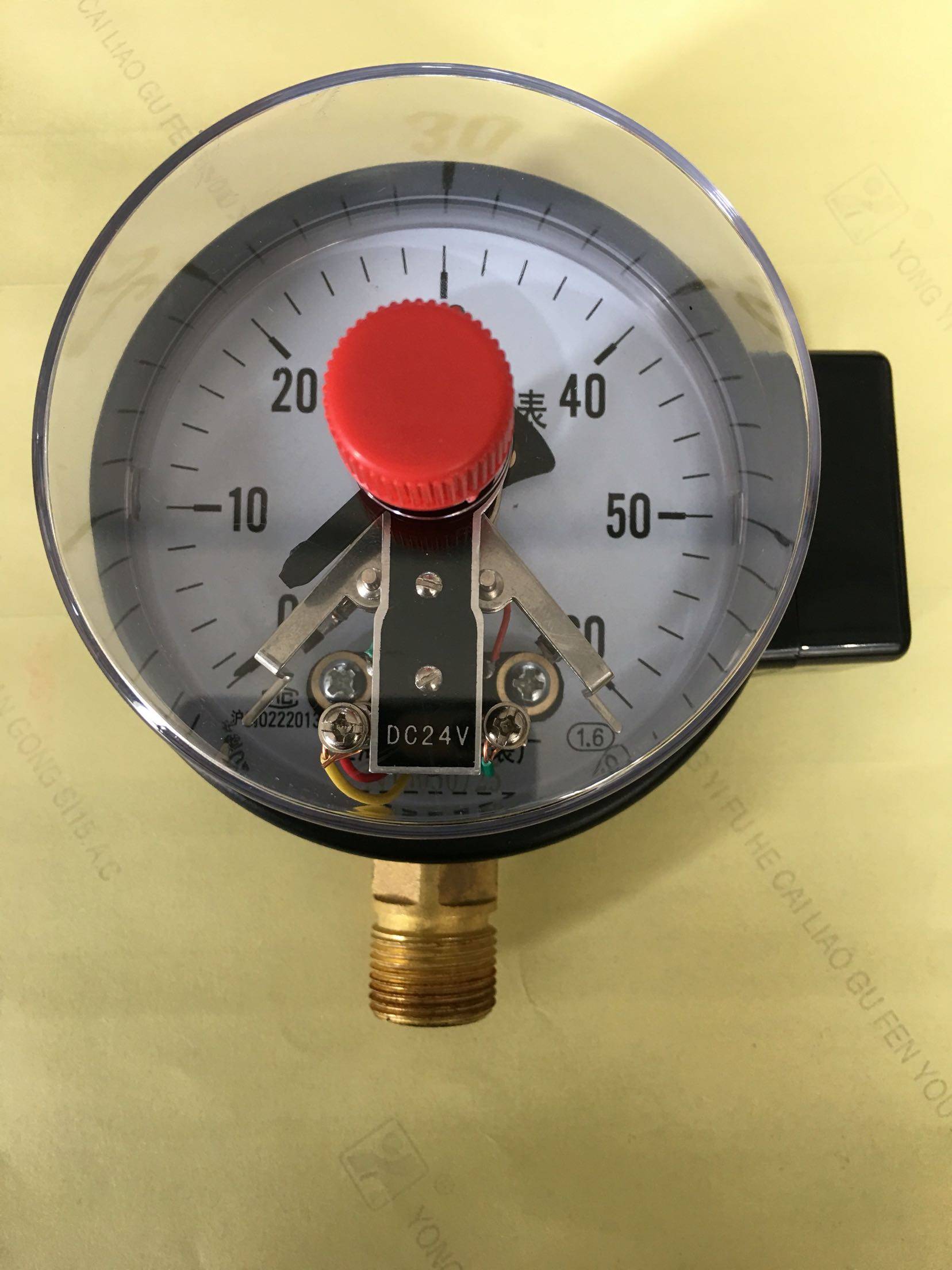yxc100磁助式电接点压力表24v电压0-60mpa40mpa25mpa16mpa10m