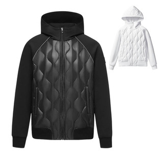 日本优衣轻薄羽绒服女连帽情侣鹅绒短款卫衣外套薄款冬新款男上衣