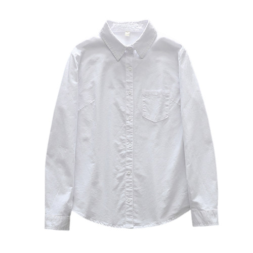 女士纯棉条纹牛津纺衬衫