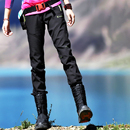 女 加厚修身 北京森林户外冬季 纯色显瘦保暖防风防水透气抓绒软壳裤