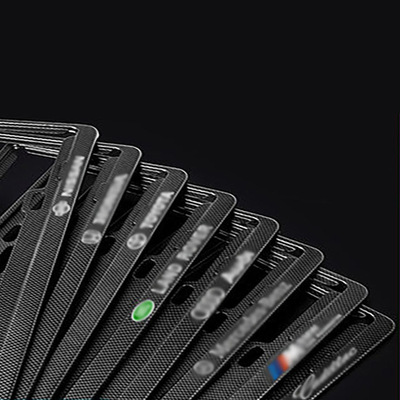 汽车碳纤维车牌边框新交规牌照框