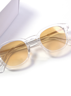 潮人造型透明防紫外线墨镜