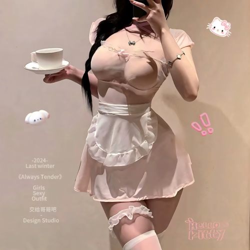 可爱透视女仆制服性感诱惑兔女郎