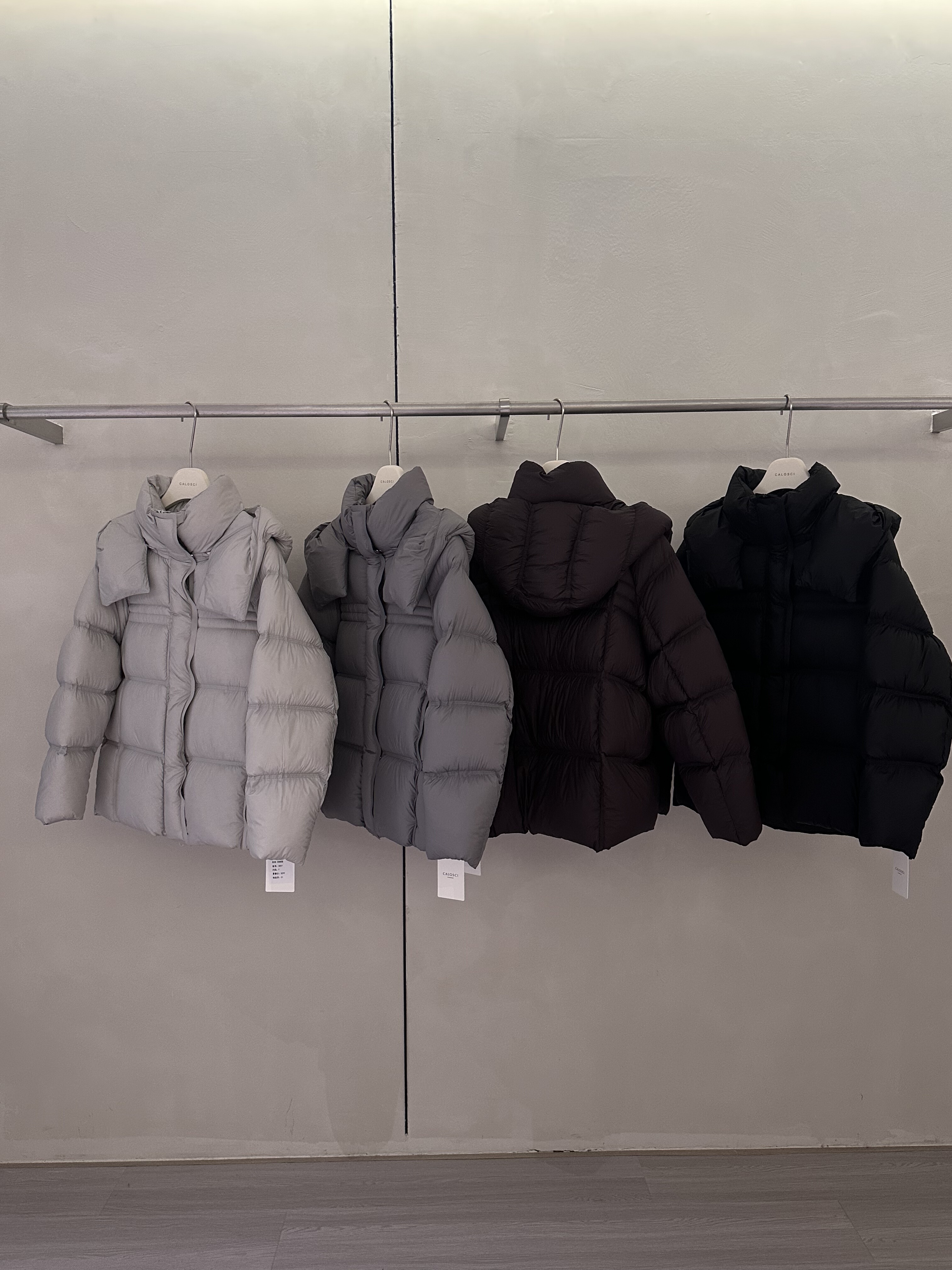 拆卸连帽90白鸭绒羽绒服面包服