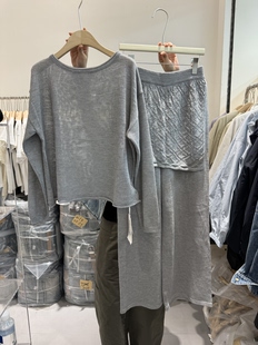 减龄两件套 宽松慵懒风套头上衣阔腿休闲裤 巨好看 穿搭一整套时尚