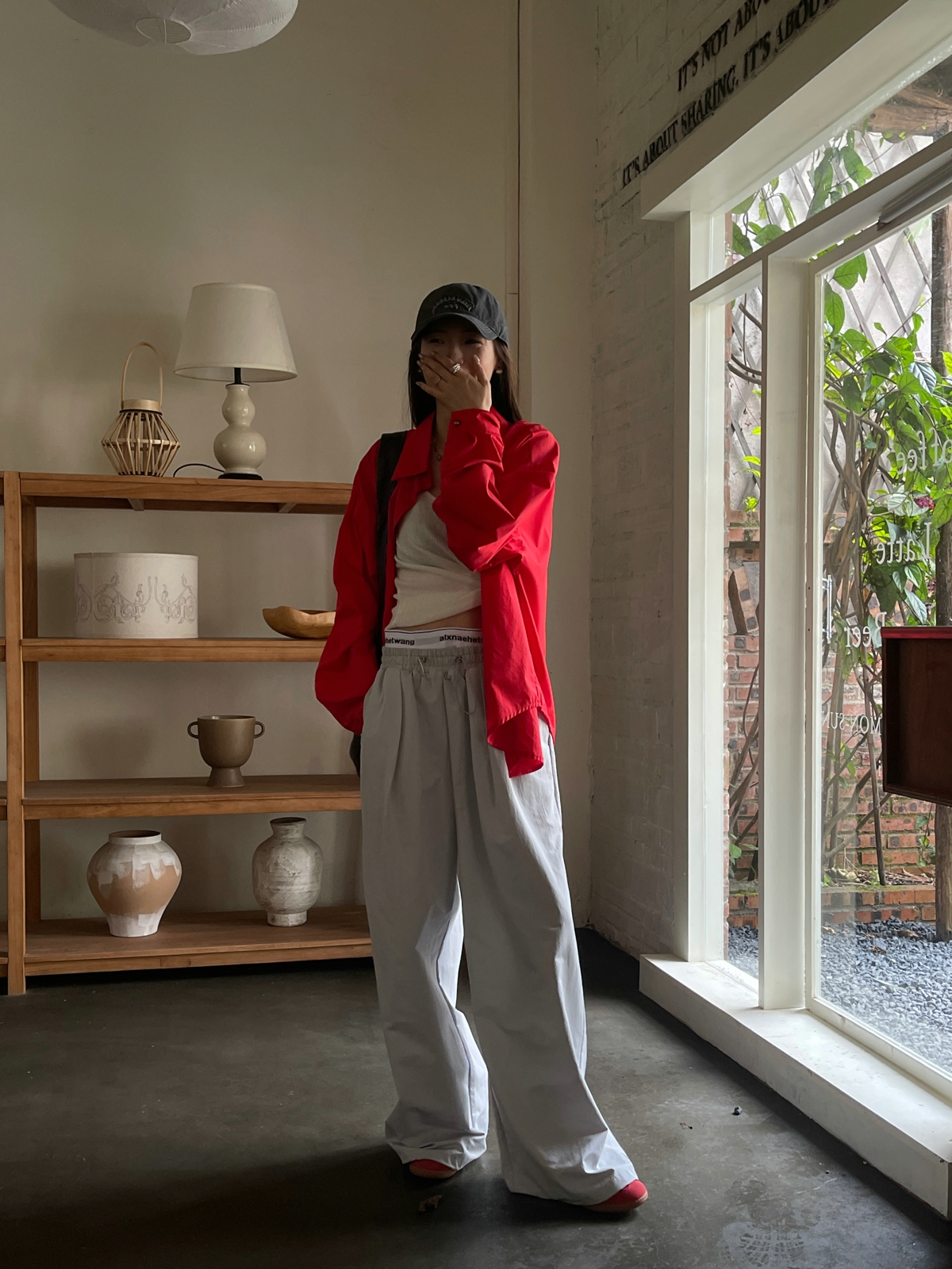 自然腰韩版长裤休闲裤