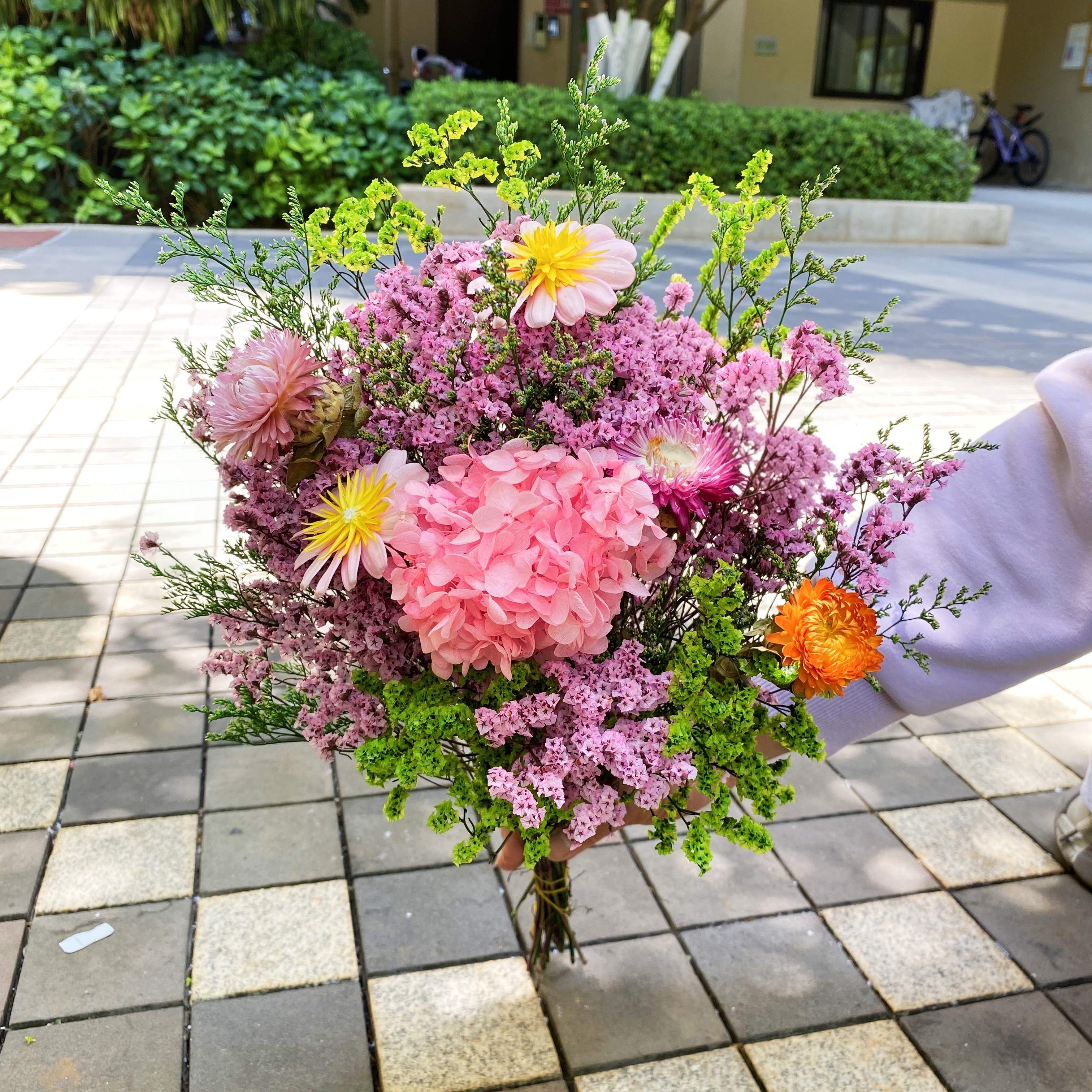永生花干花花束高级感真花风干天干花