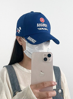 雅马哈R1M世界摩托车锦标赛周边厂队骑行遮阳棒球帽户外鸭舌帽子