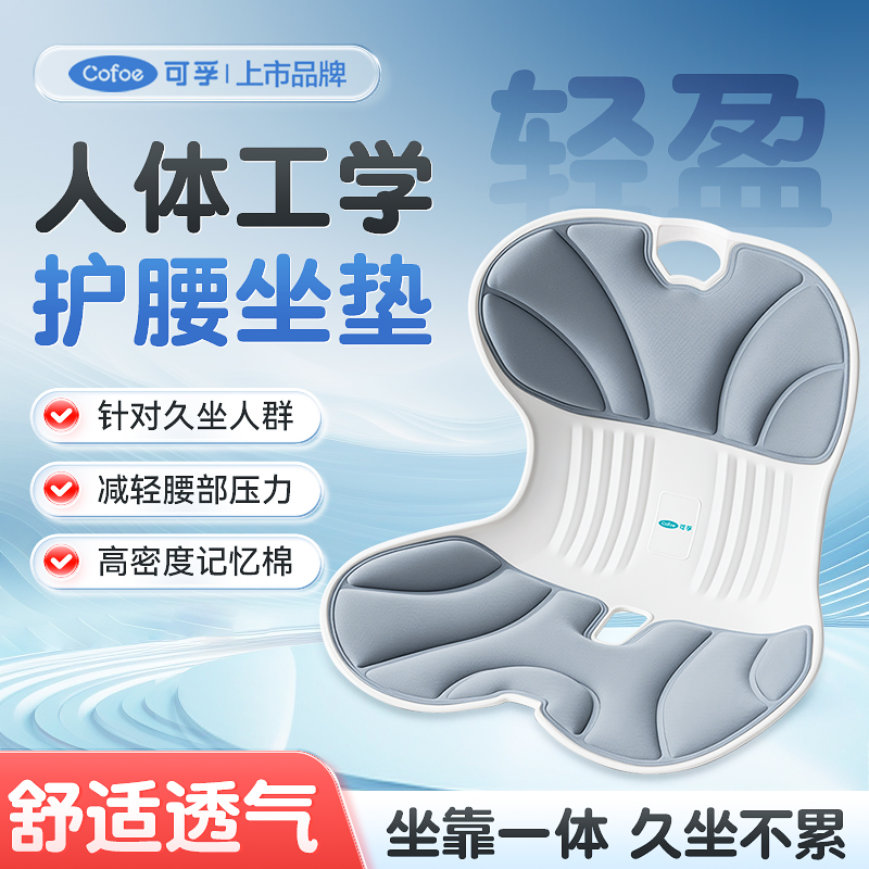 人体工学护腰坐垫撑腰靠椅坐姿椅
