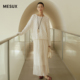 MESUX米岫26春朦胧雪纺纱裙浪漫美学气质长款 百褶半裙MOSUS401