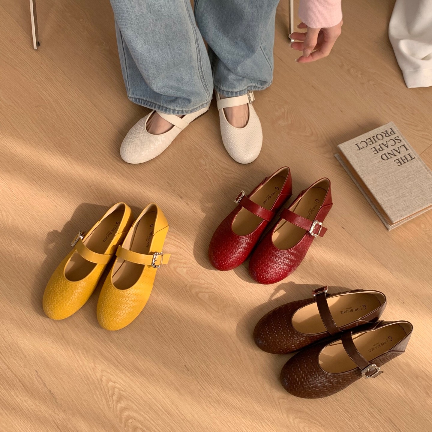 法式复古玛丽珍鞋女2026年春季新款一字带平底浅口单鞋百搭圆头,女鞋,玛丽珍鞋,淘宝优惠券,粉丝福利购,淘宝优惠卷