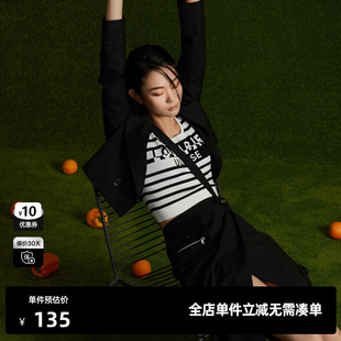 百搭工字上衣潮尤緹時(shí)尚 春季 TI休閑套頭無袖 新款 背心女簡(jiǎn)約時(shí)尚