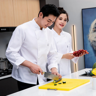 厨师服短袖夏装半袖厨师工作服厨房衣服男女酒店工作服饭店餐厅