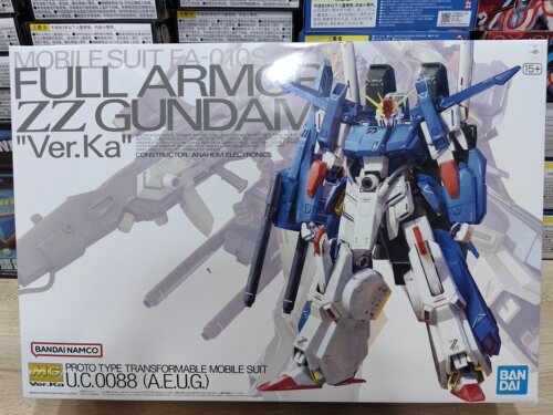 BANDAI万代MG全装甲ZZ高达Ver.Ka卡版FAZZ 1/100变形拼装高达模型