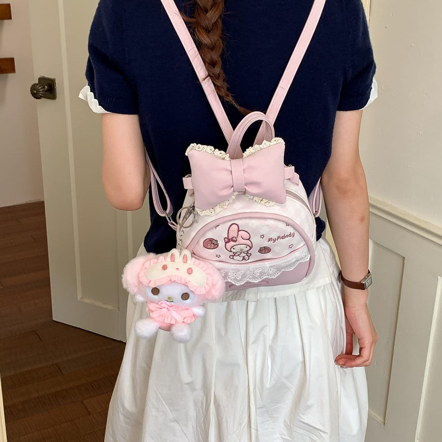 双肩包新款背包迷你青春少女时尚可爱通勤2026包女风潮小众休闲