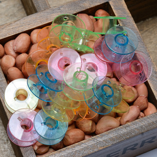 重机家用缝纫机电动多功能彩色梭心hzl-梭芯透明塑料底线蝴蝶兄弟