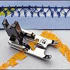 适用真善美JANOME多功能缝纫机流苏提花穗条压脚家用兄弟重机蝴蝶