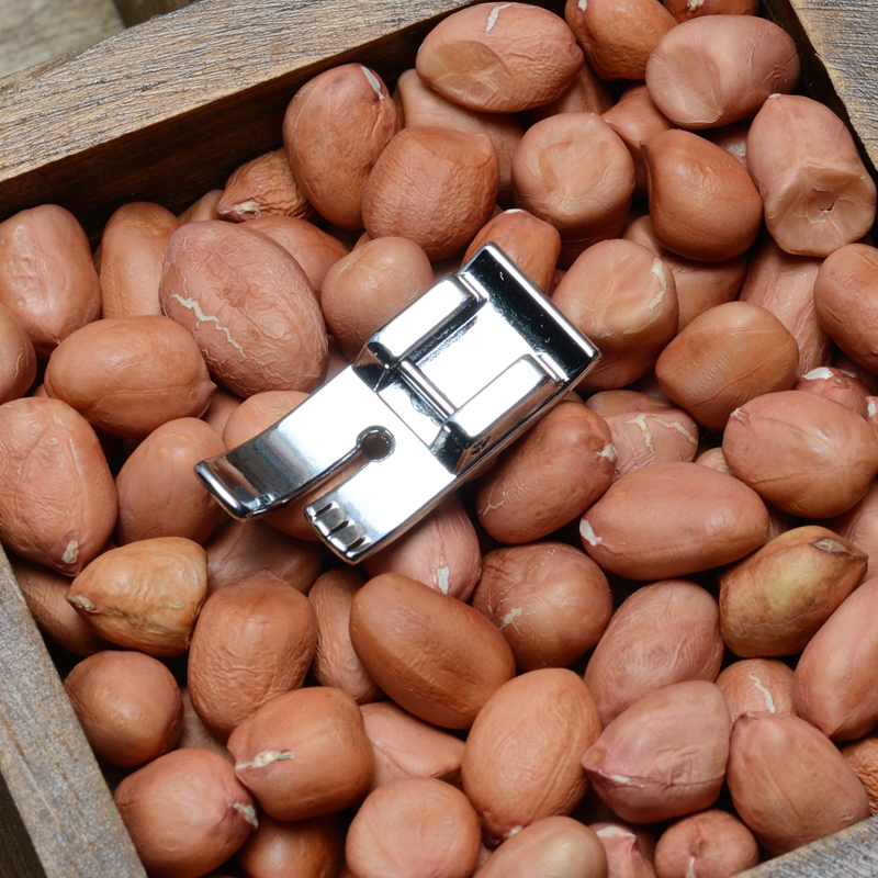 重机真善美蝴蝶胜家家用电动缝纫机绗缝厚料直缝中心直线薄料压脚