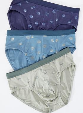 杜比骑士新品男士三角内裤11978莫代尔印花潮流男透气短裤头