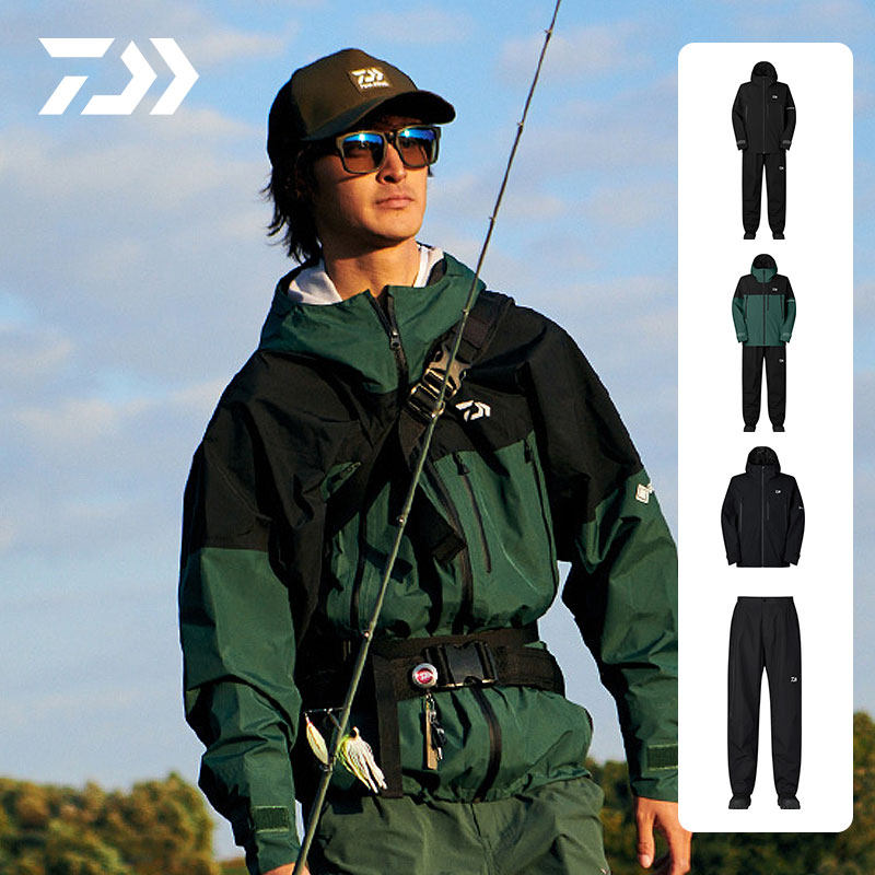 DAIWA达亿瓦 26春夏DR-1926 goretex钓鱼服套装 冲锋衣防泼水外套