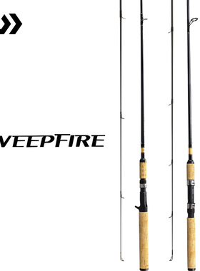 DAIWA达亿瓦 SWEEPFIRE入门路亚竿进口轻量路亚钓竿超轻钓鱼竿