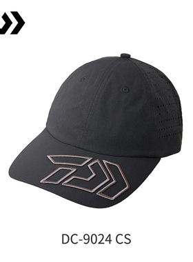 DAIWA达亿瓦 24春夏DC-9024CS 刺绣棒球帽加长帽檐鸭舌帽防晒帽
