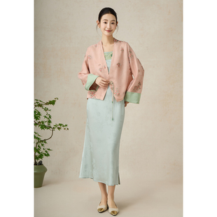 SHIBAI拾白 2025年秋新中式 國(guó)風(fēng)氣質(zhì)刺繡復(fù)古改良唐裝 外套 漫棠辭