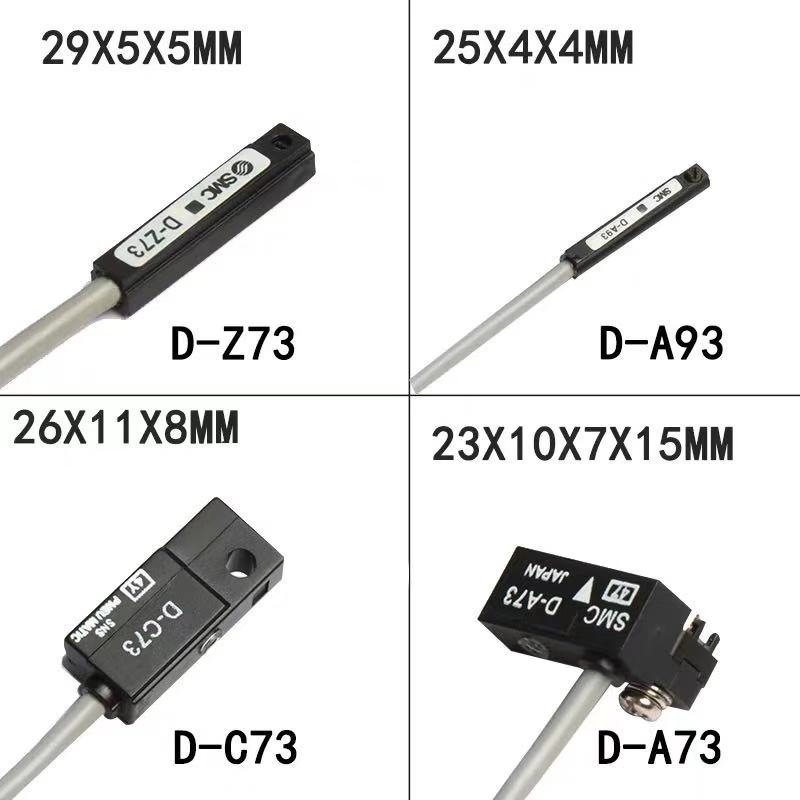 SMC磁性开关 D-A93D-Z73D-A73D-C73气缸磁性感应开关两线接近常开 电子/电工 感应开关 原图主图