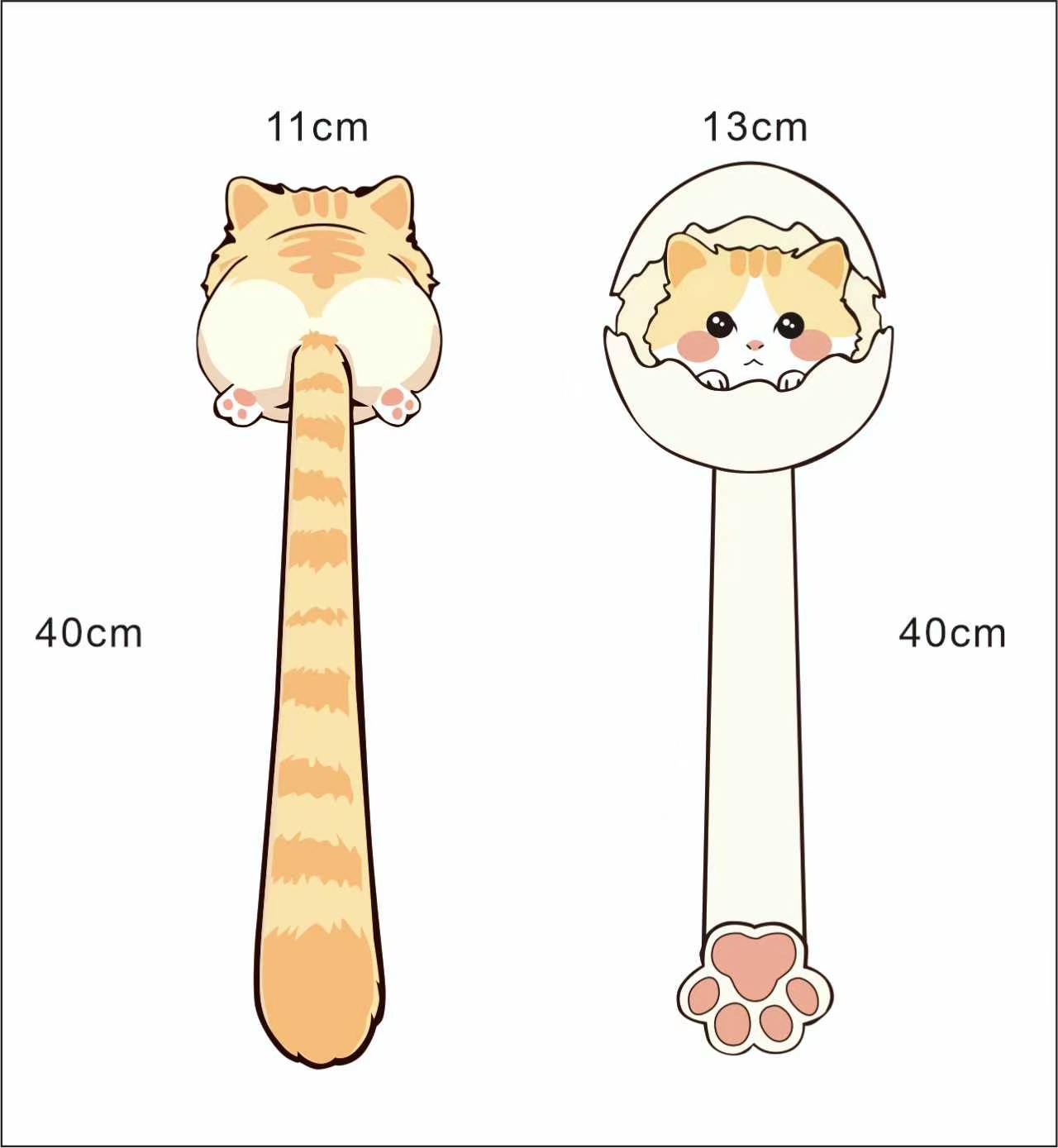 可爱猫咪按摩锤敲背锤子经络敲打棒长柄锤肩颈背部捶背神器
