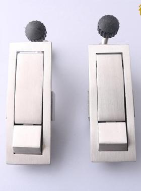 304不锈钢MS708-2-3平面锁配电箱机柜锁 开关柜门锁工业柜锁