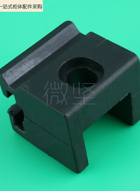 微坚 RG001-1-2 连杆导向件 扁杆固定件 门锁配件工业ABS尼龙材质