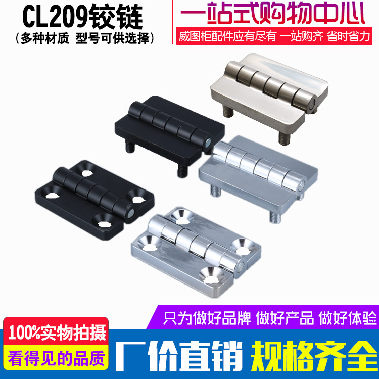 CL209不锈钢带螺柱不锈钢铰链