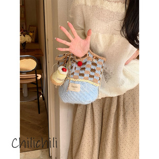CHILI原创设计手工DIY钩织设计手提钩针海雾岛创意礼物材料包成品