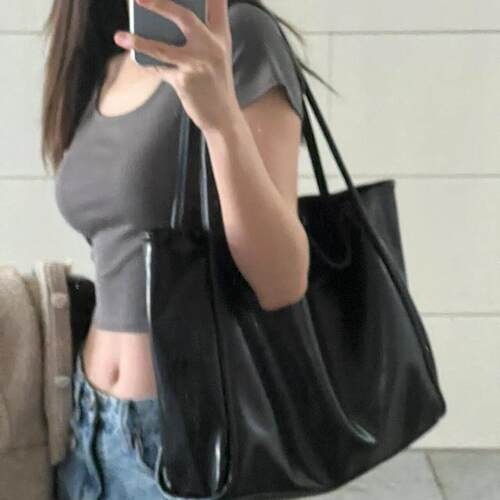 单肩大包休闲手提腋下托特包