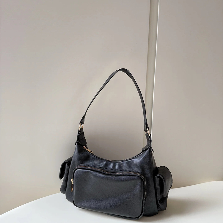 2025美式新款腋下包复古手提机车包弹药包单肩辣妹中古托特包包女